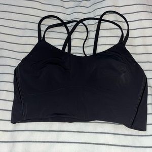 LULULEMON LONGLINE LIKE A CLOUD BRA, BLACK